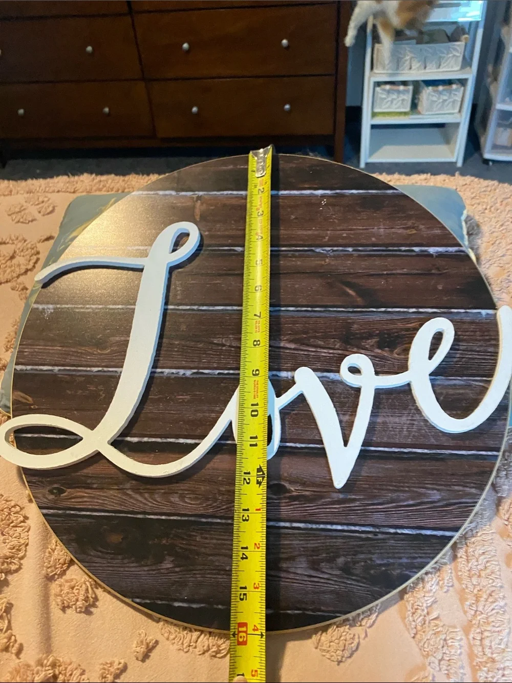 Wooden Wall Plaque “Love”